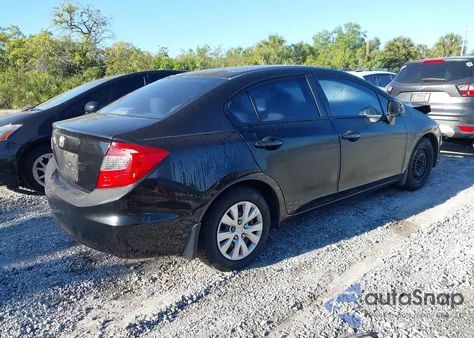 2012 Honda Civic Lx из США, поврежденный, VIN 2HGFB2F54CH564111